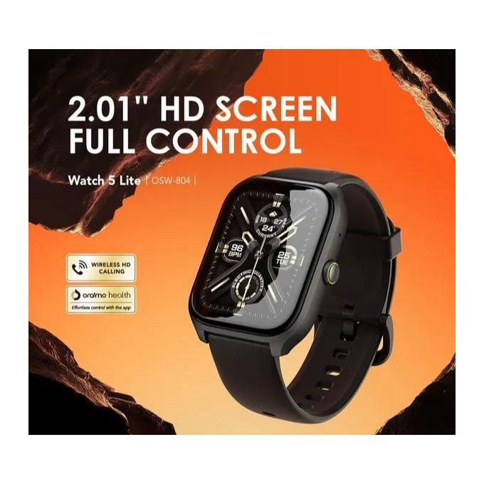 Brand New Oraimo Smart Watch 5 lite BT Calling black Colour