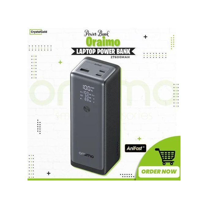 Oraimo Oraimo* PowerJet 130 27600mAh 130W Type-C Laptop Power Bank